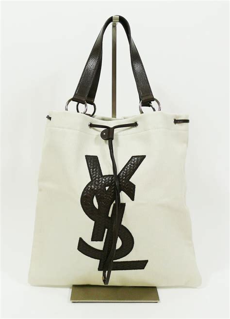 ysl rive droite tote bag|saint laurent canvas tote.